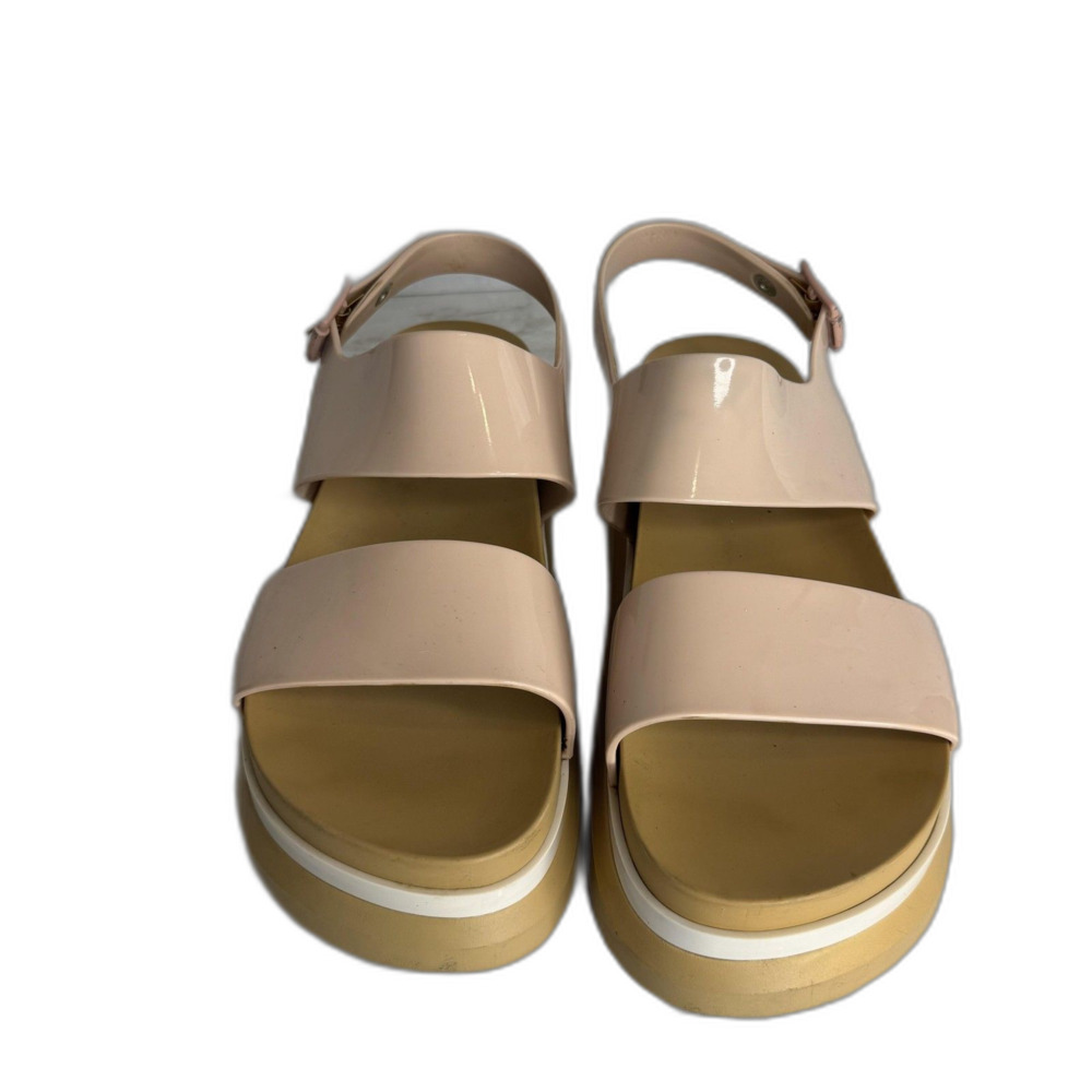 Melissa Sandals Womens Size 10 Blush Pink Platform Flatform Jelly PVC Slingback - Picture 4 of 10